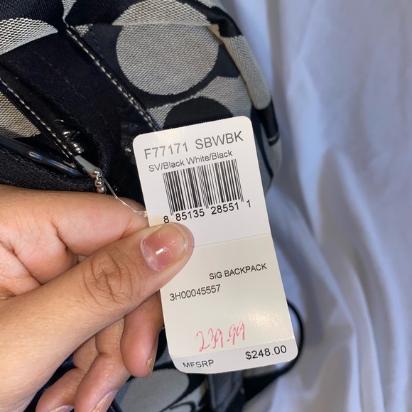 Coach Signature Backpack - Picture 13 of 13